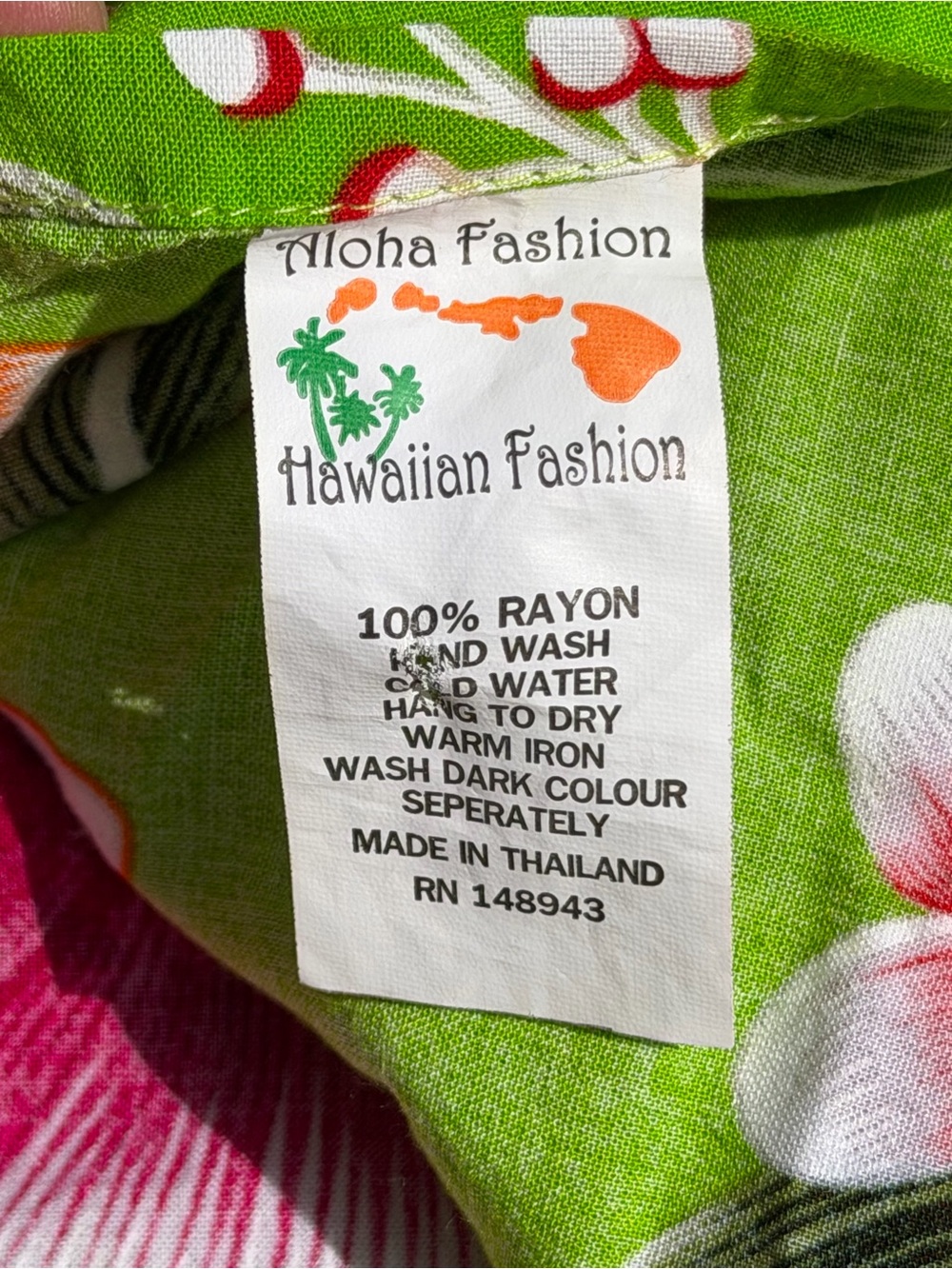 Aloha Fashion Hawaiian Floral Rayon Sarong Beach Wrap Pareo Green One Size - Picture 5 of 7